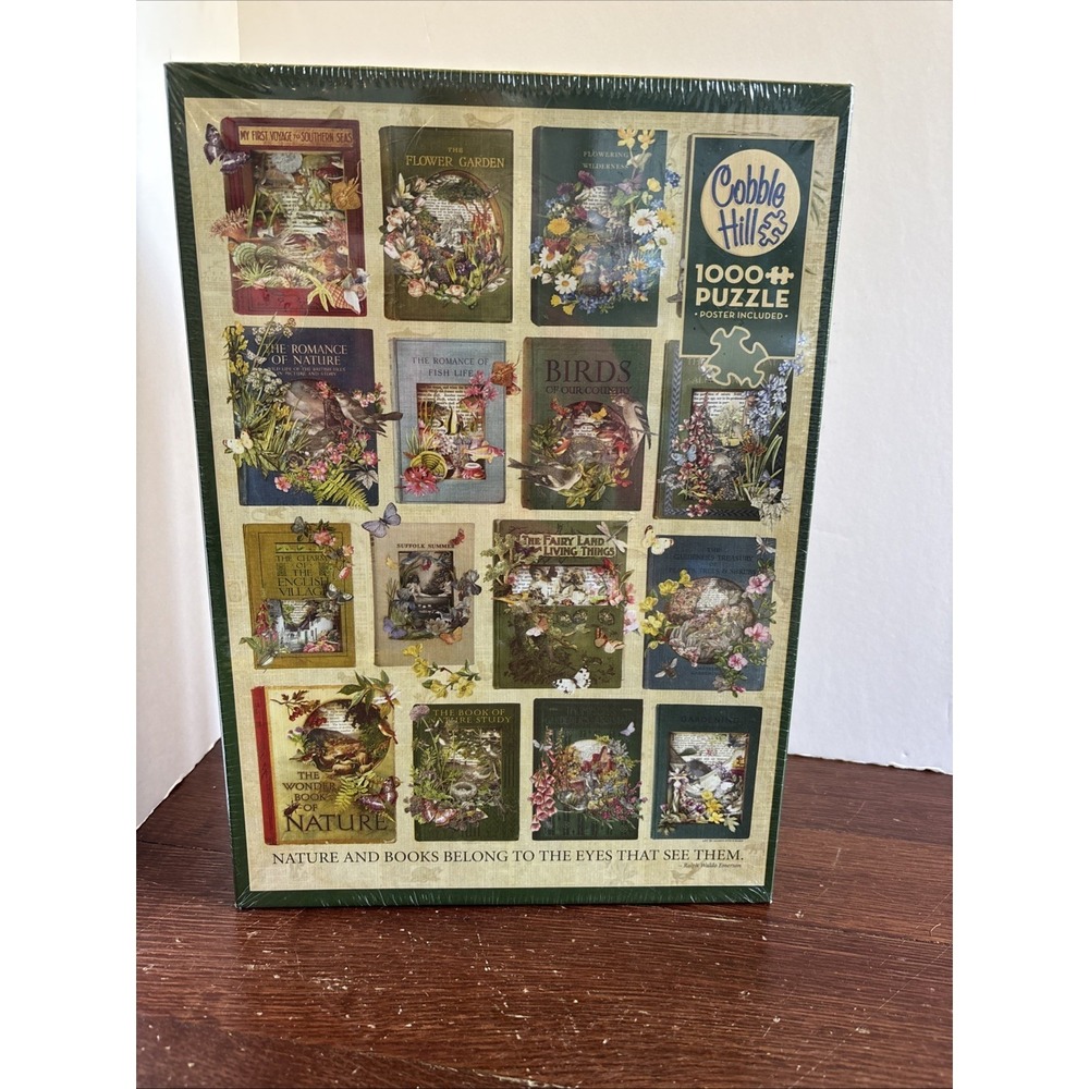 Cobble Hill The Nature of Books 1000 Piece Jigsaw Puzzle